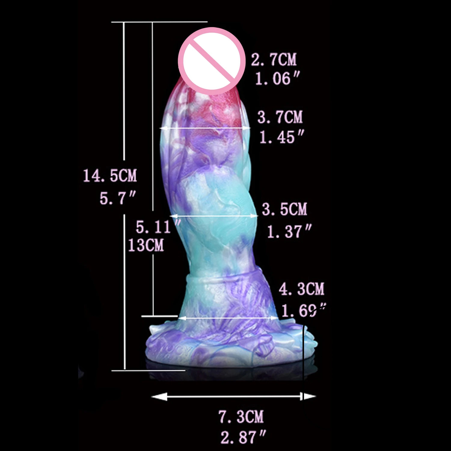Dildo Buttplug Sucker G-Spot Vagina Masturbation Toys Soft Silicone Anal Adult