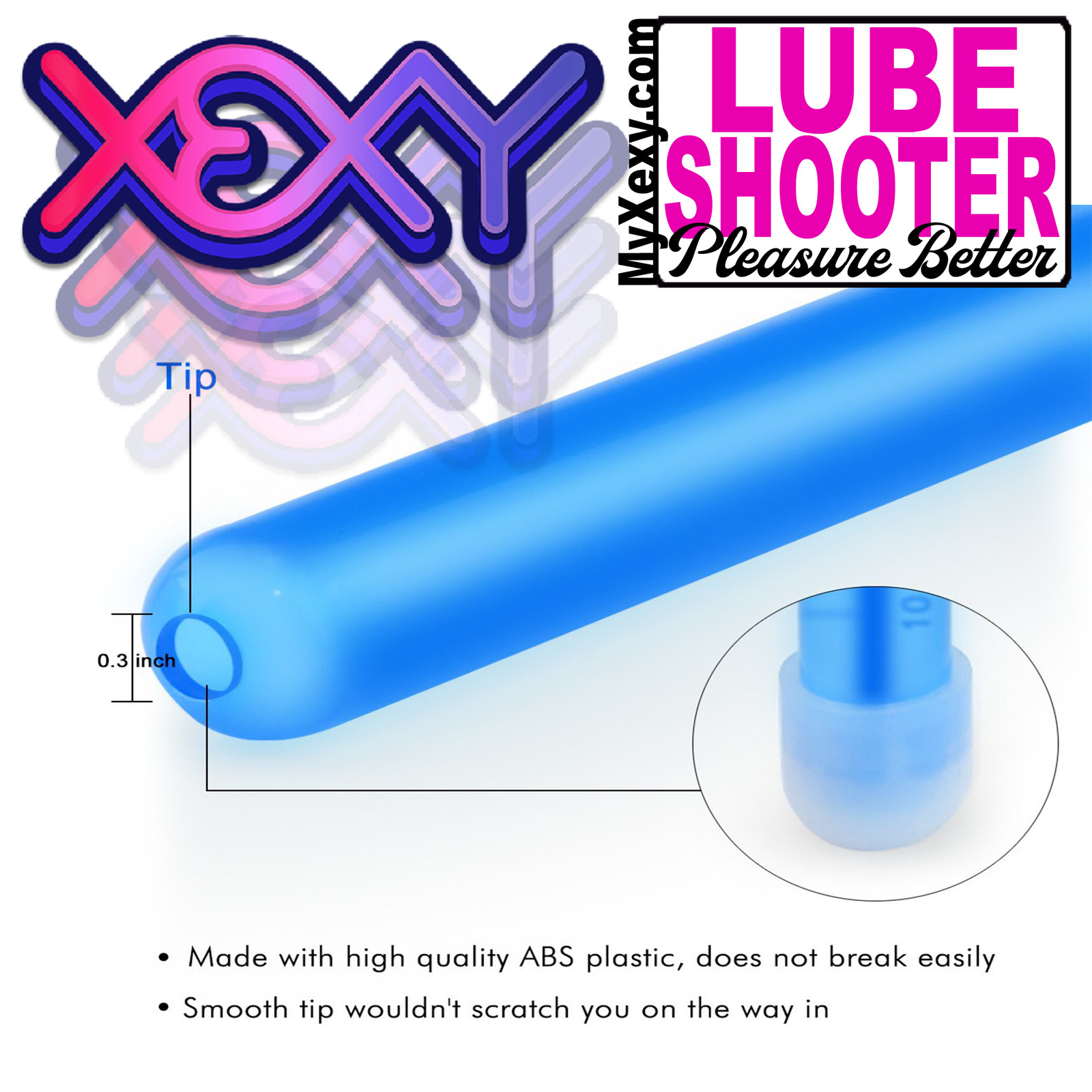 Lube Shooter 10ml Lubricants Syringe XEXY ADULT SEX TOYS.’