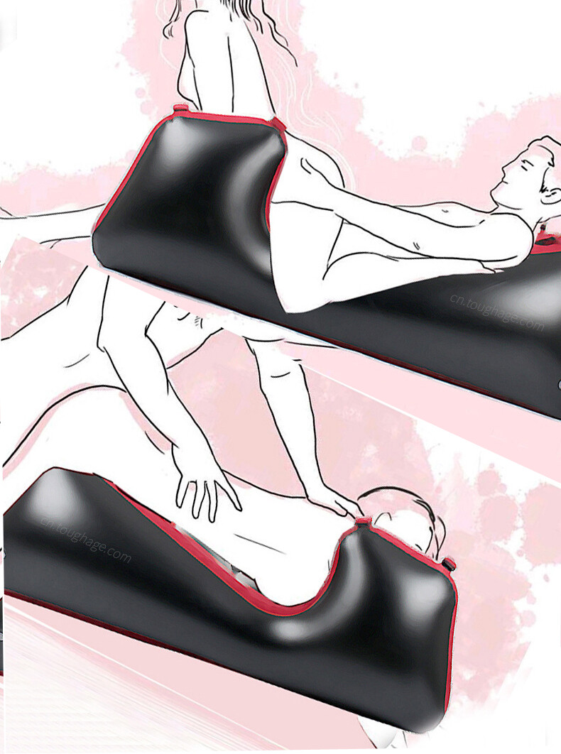 Open Leg Inflatable Sofa Bed Bondage Straps BDSM Sex Furniture Deeper Position