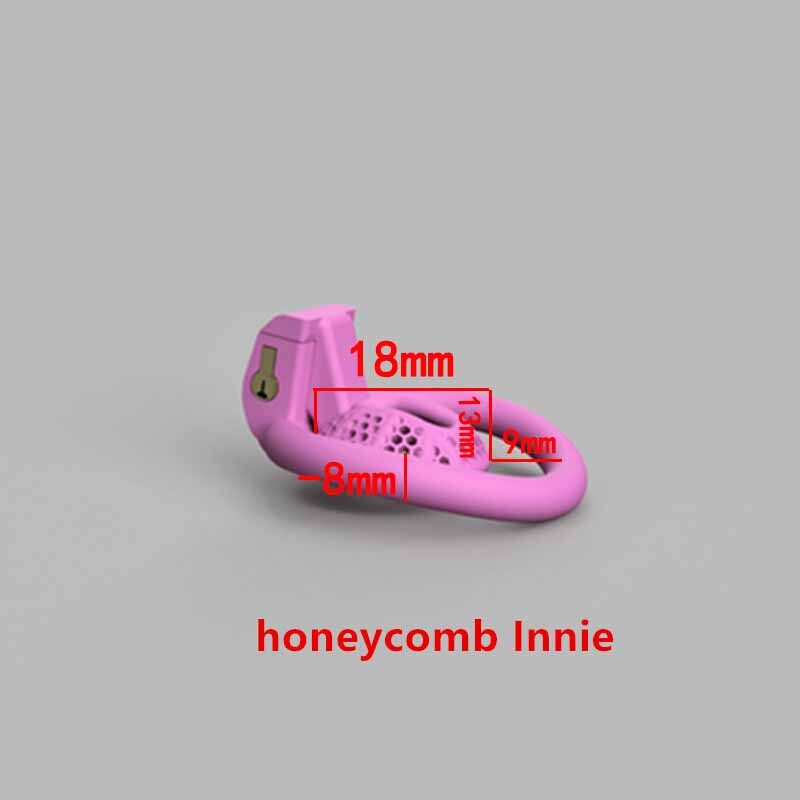 New Male Chastity Cage Device Realistic Sissy Men Lock Clitty Sissy with 4 Rings