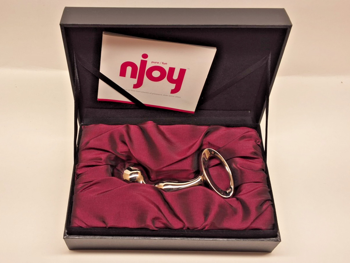Njoy Pfun Plug New In Box! Stainless steel weighted for prostate pleasure