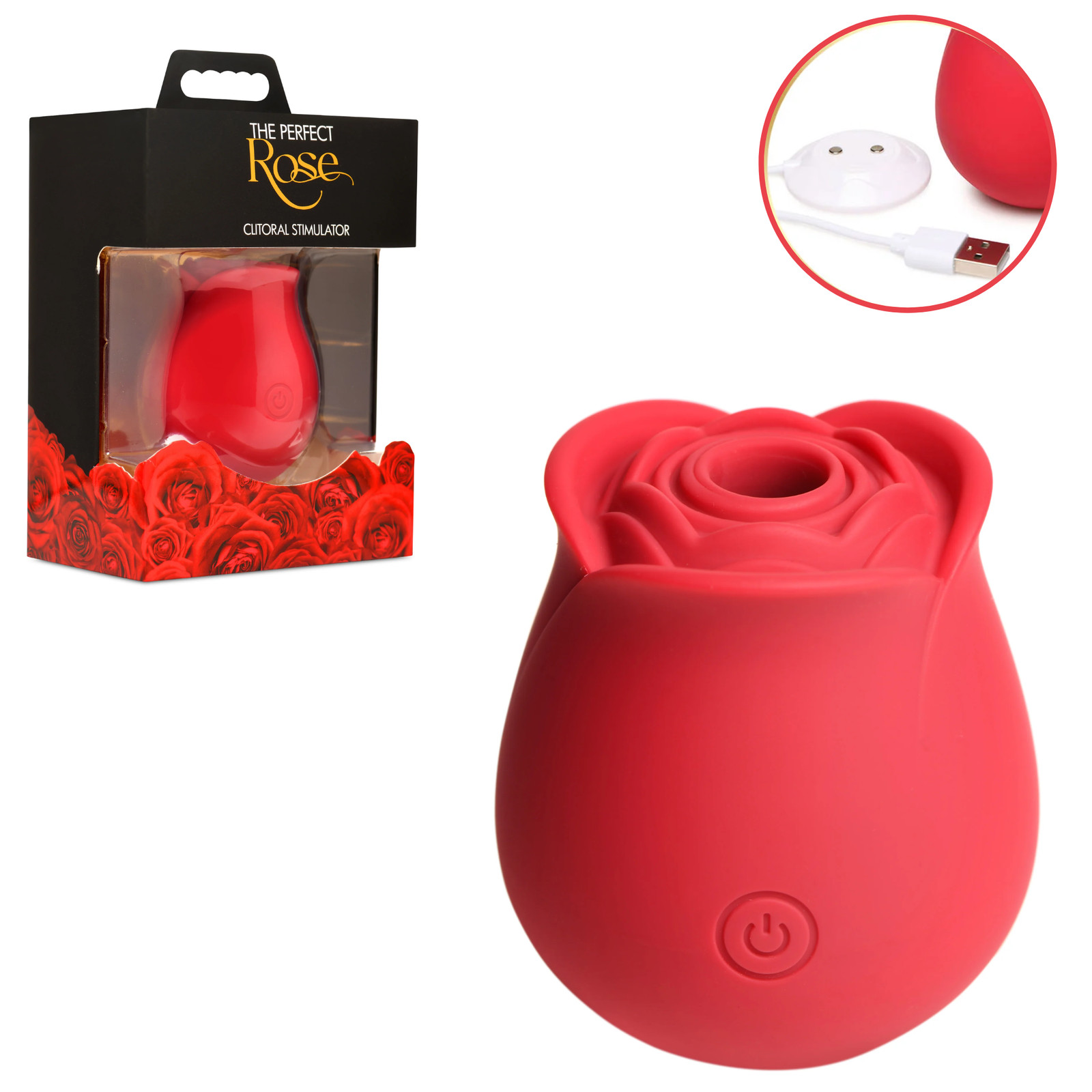 Rechargeable Clitoral Sucking Vibrator Waterproof Multi-function Clit Stimulator