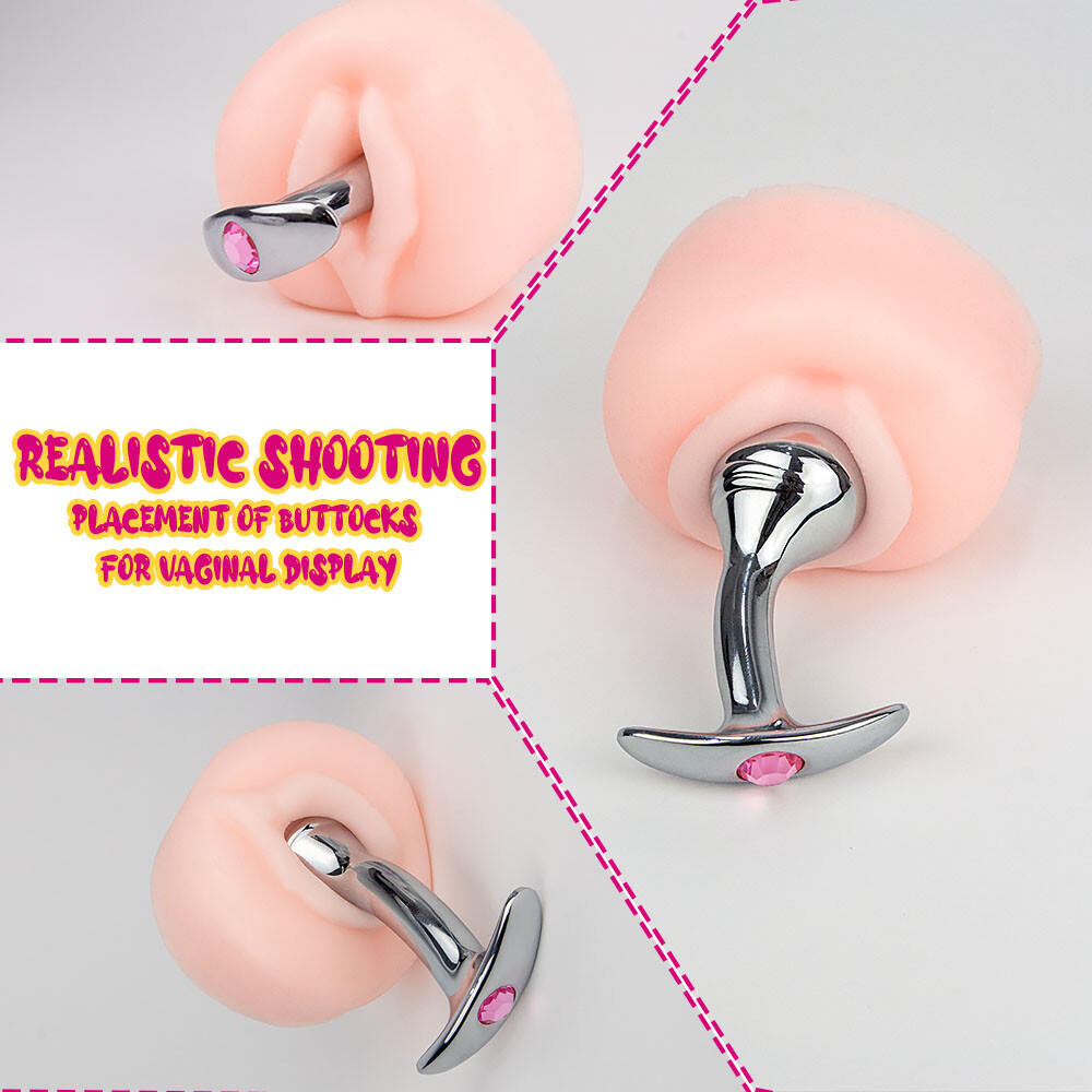 Metal Butt Plug Vibrator Prostate Massager Anal Bead Dildo Sex Toy for Men Women