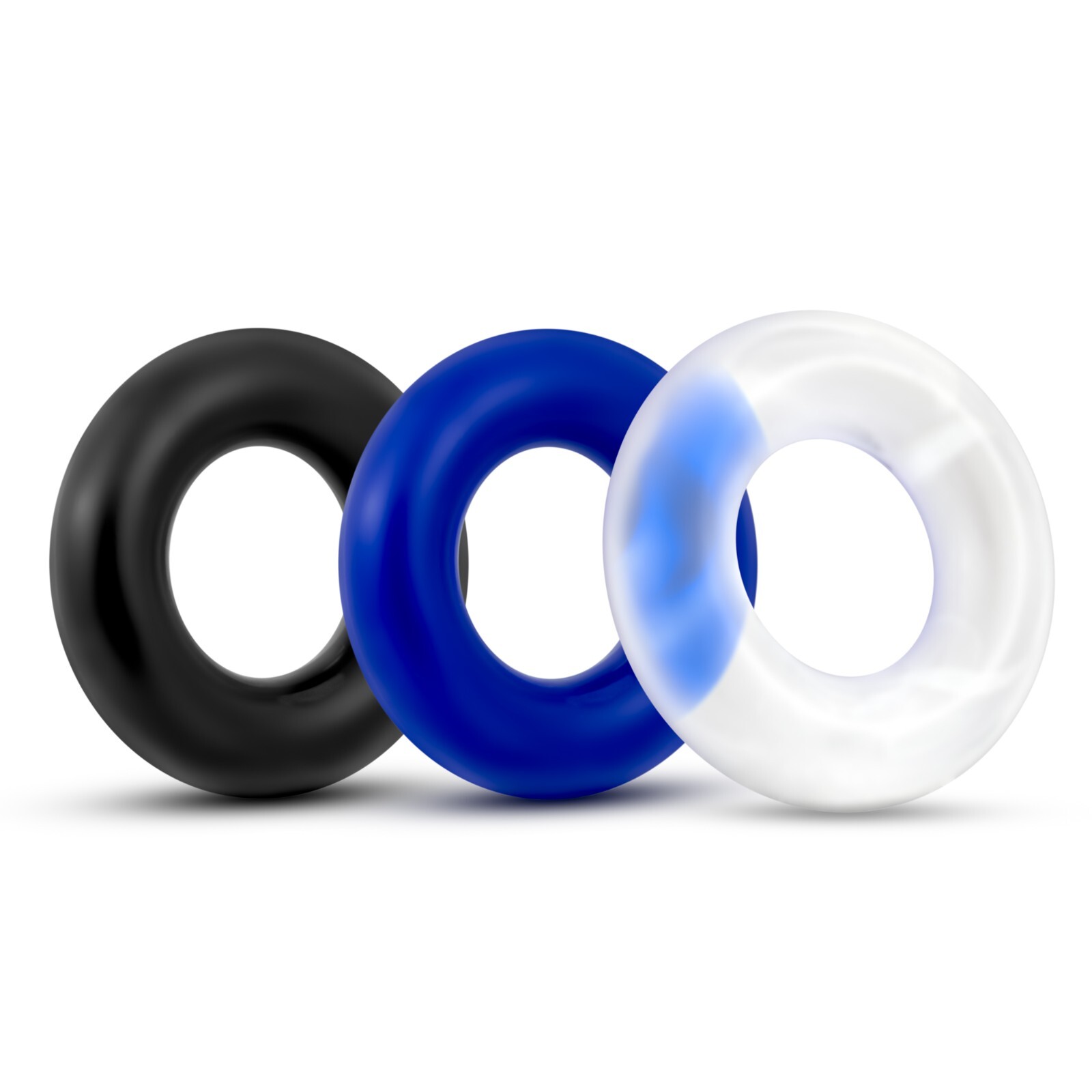 Eden Cock Rings Male Enhancement Soft Stretchy Donut Cock Rings 3 Pack