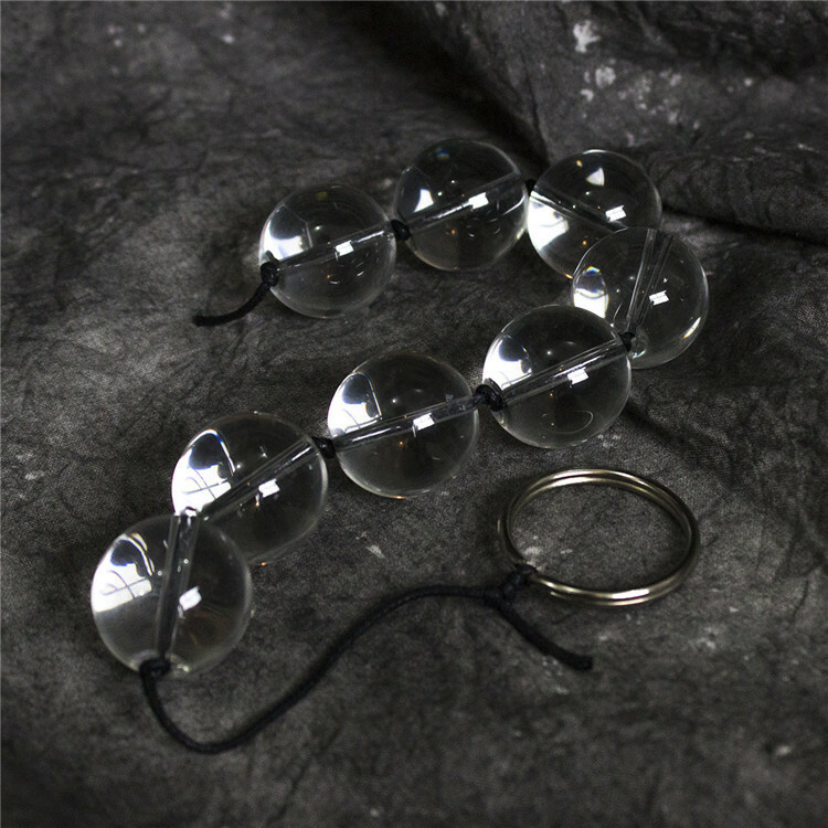Glass Beads Ball Anal Butt Plug Stretcher Stimulate Sounds Massager Sex Toys SM