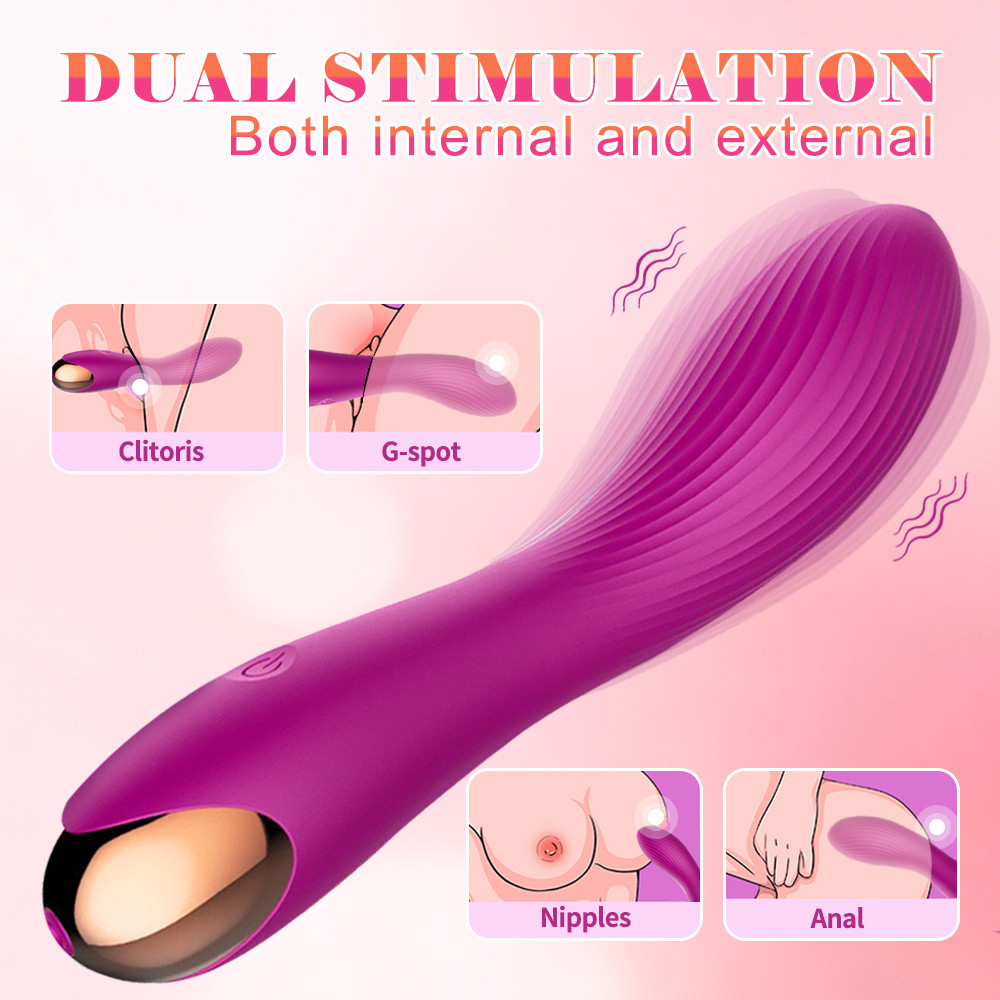20 Frequency Rechargeable Rabbit Vibrator Dildo G-spot Massager Sex Toy Women