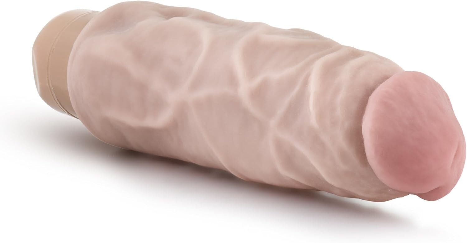 Eden 7.5″ Realistic Vibrating Dildo IPX7 Waterproof Body Safe Vibrator Sex Toy