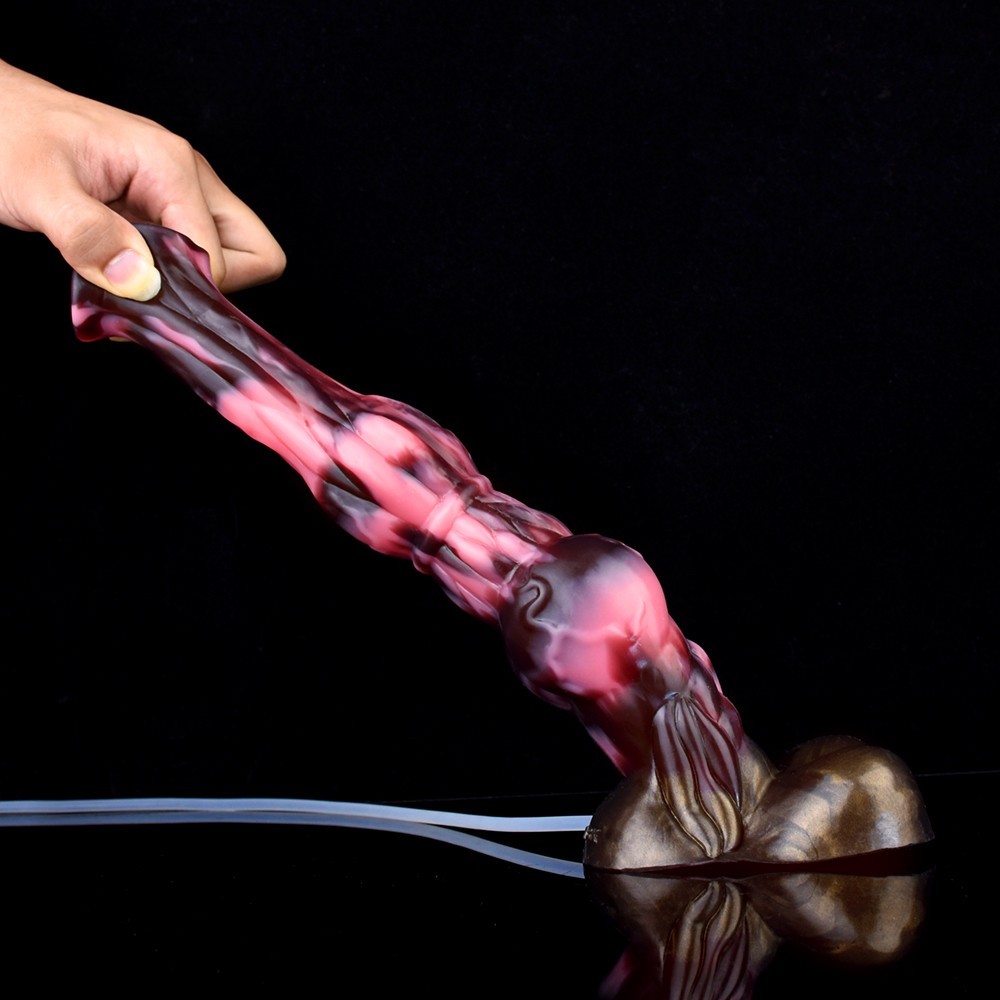 NNSX Large Knot Ejaculation Dildo With Suction Cup Squirting Penis Sex Toy USA`