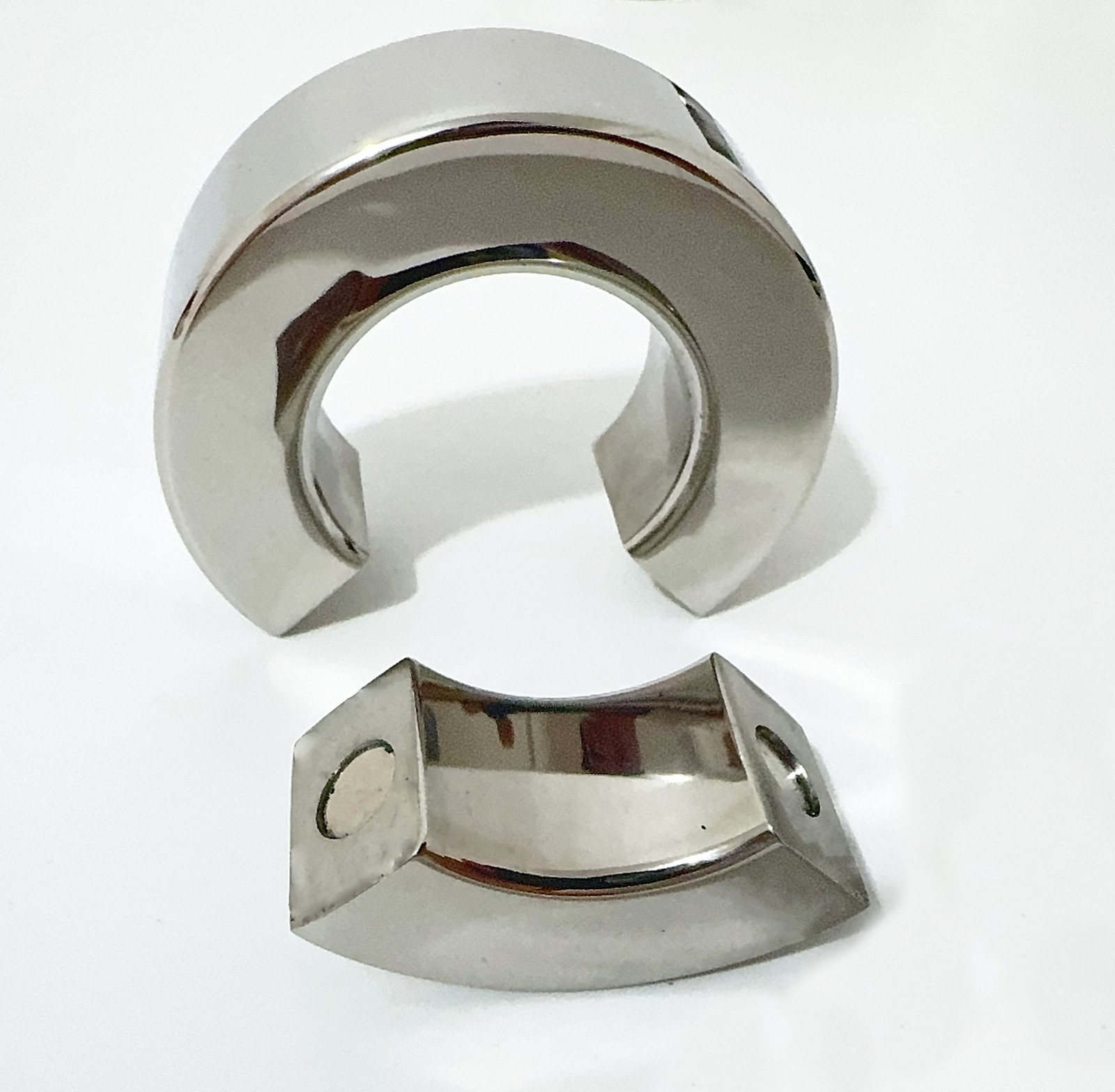 Magnetic Stainless Steel Cock Ring Scrotum Pendant Ball Testis Weight Training