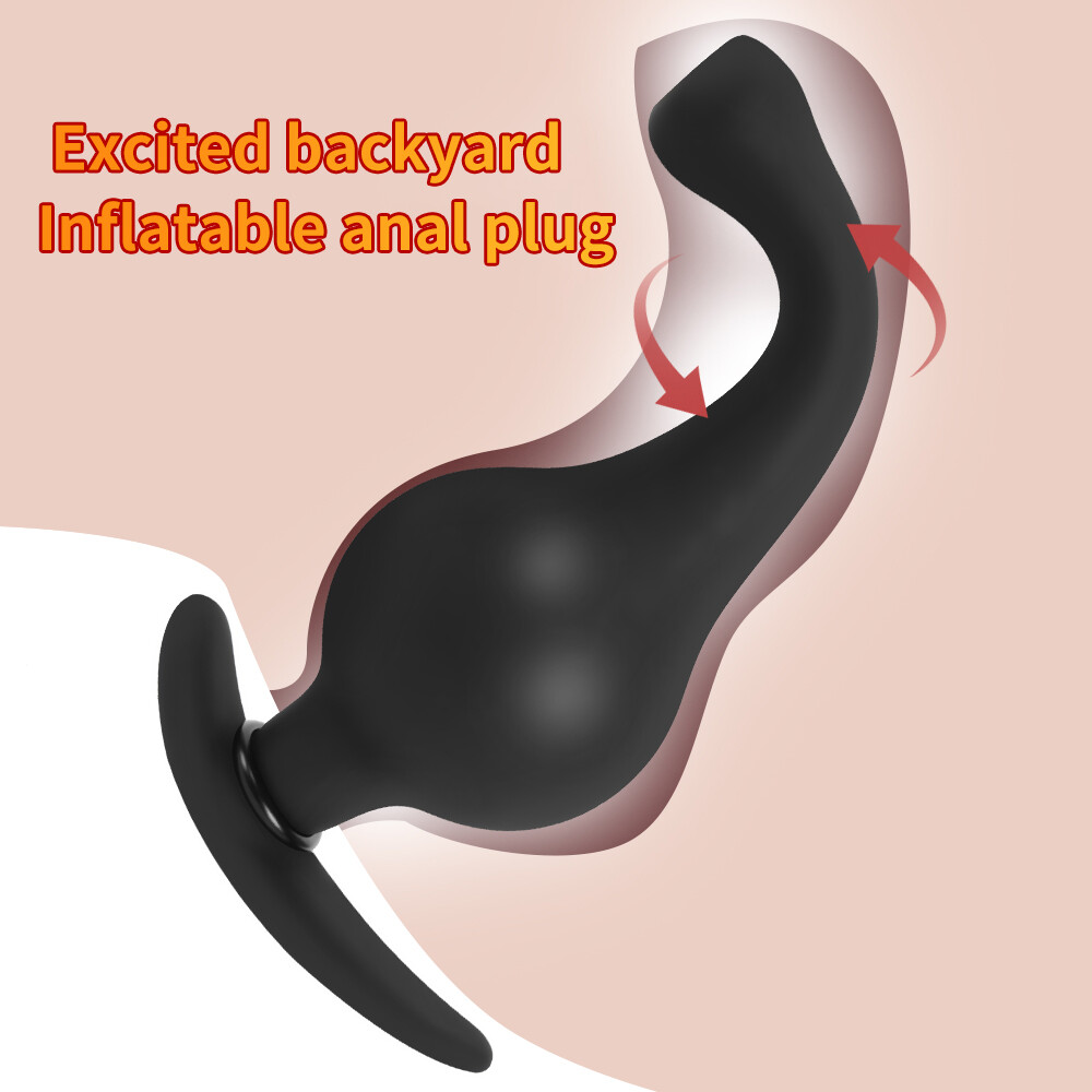 Extra Large Inflatable Male Prostate Anal Butt Plug Dildo Massagers Sex Toys US