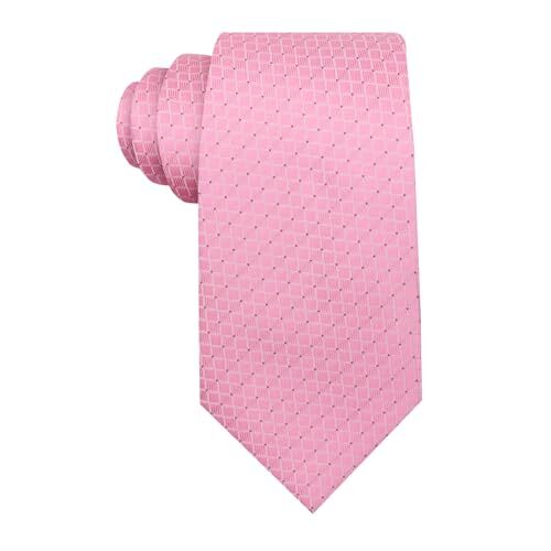 Purple Ties for Men Lavender Checkered Solid Color Tie Formal Necktie for Pink