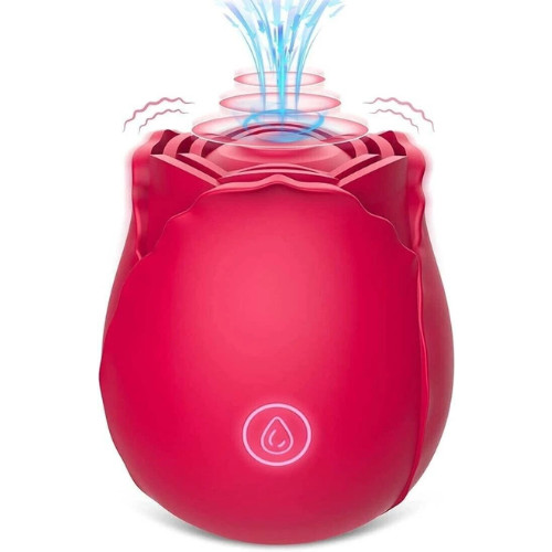 10-speed Rose Vibrator G-spot Dildo Clitoral Sucking For Women Sex Toys