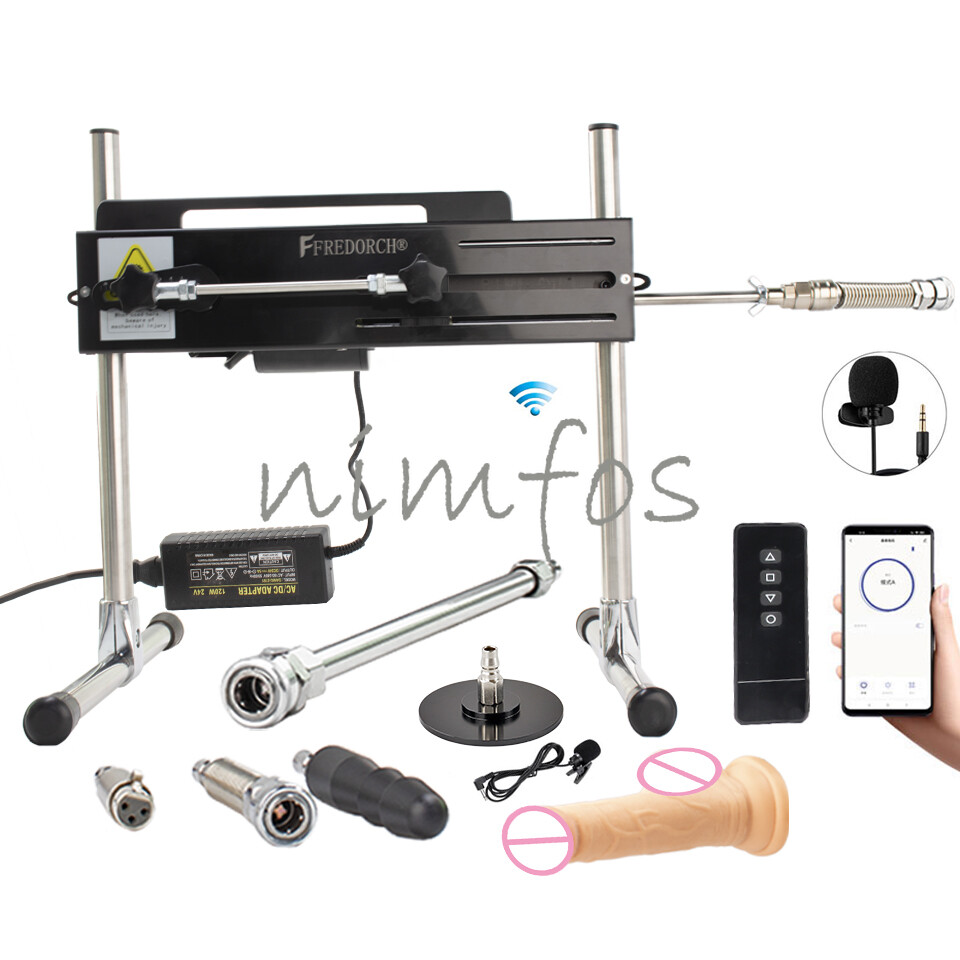 Sex Machine Remote APP Adjustable Vac u Lock 30db 120W Sex Machine With Dildo