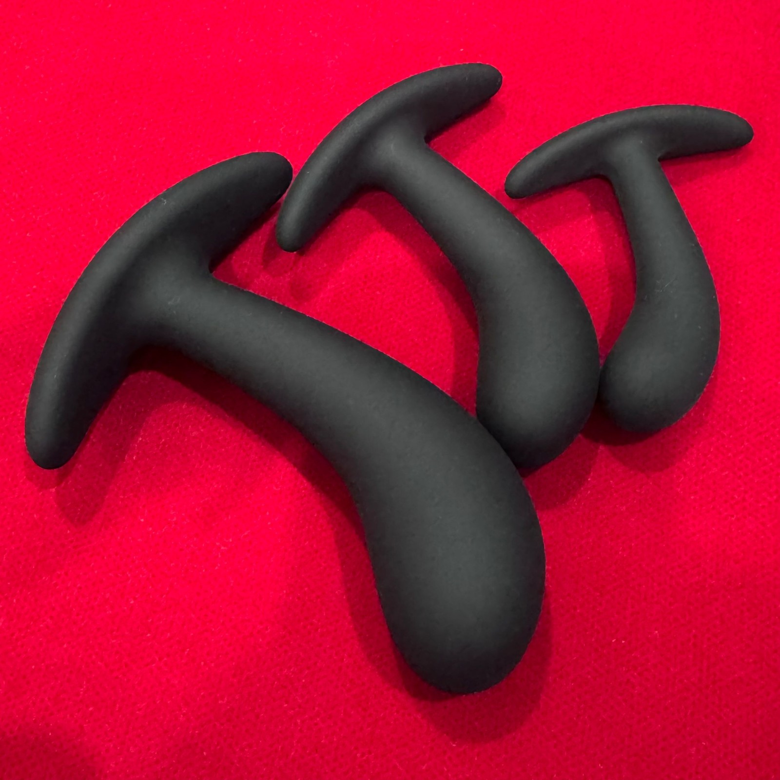 3 Piece Silicone Anal Training Starter Kits Beginner Anal Trainer Butt Plug Set