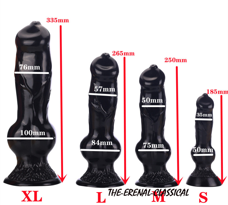 Huge Dildo Realistic Big Knot Dildo Vaginal Stimualtor Masager Penis With Sucker