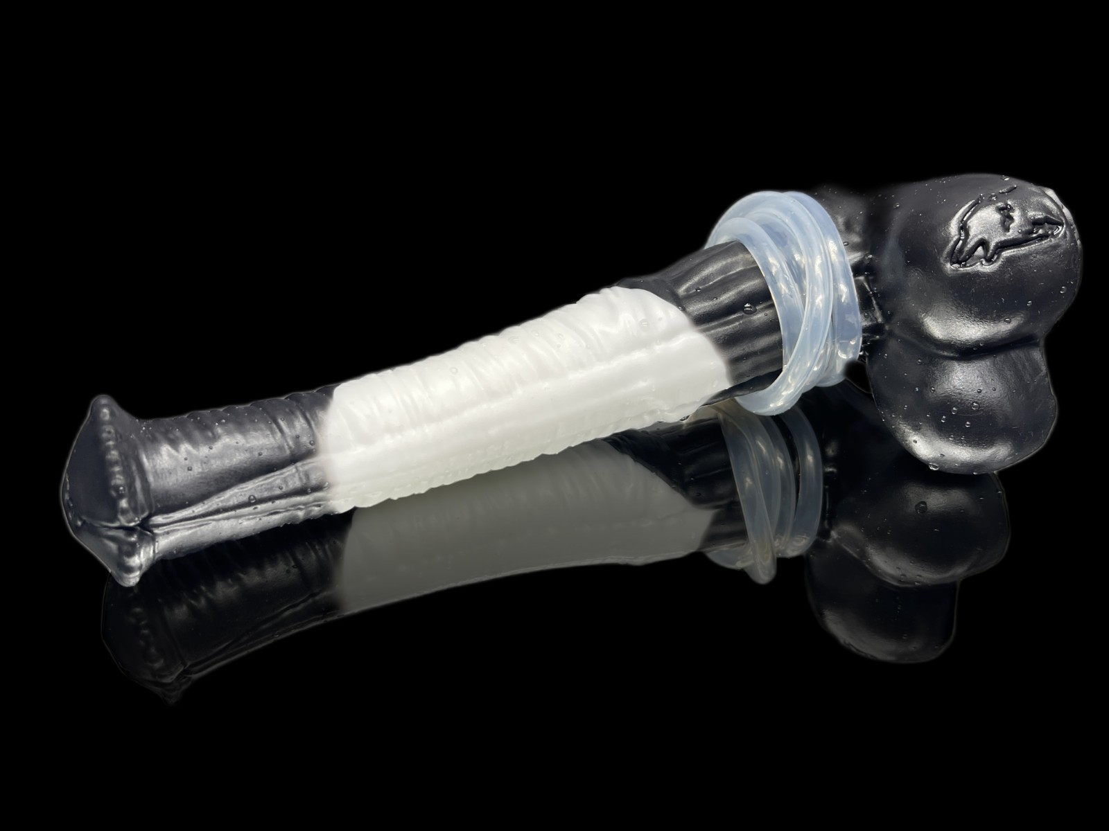 Pegasus Amur Fantasy Dong Platinum Silicone Fluid Channel FlirtyDawg Sizes 8-16″