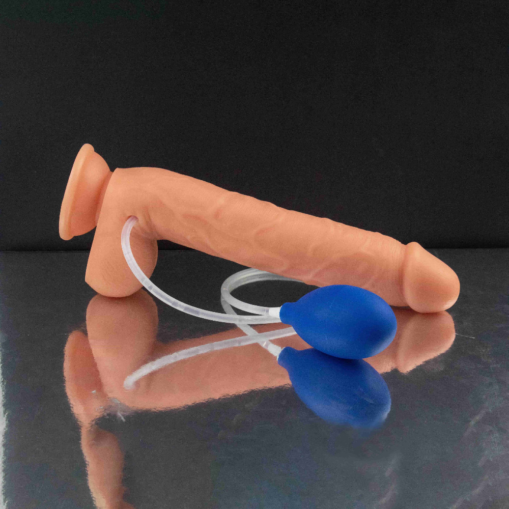 Realistic Dildo Cock Suction Cup Squirting Vibration Penis Sexy Toys Dong Women